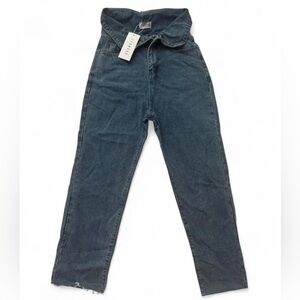 NWT Lioness High Waisted Denim Jeans | Blue | Size Small | Straight Leg |
